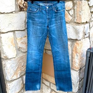 7 For All Mankind straight boycut jeans
